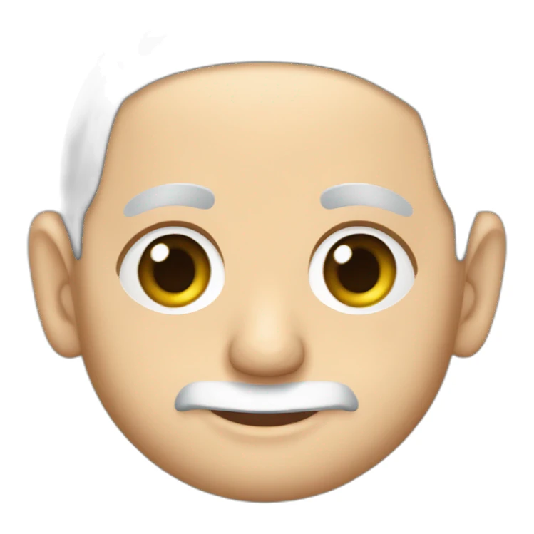 benjamin netanyahu, wearing yarmulke sticker