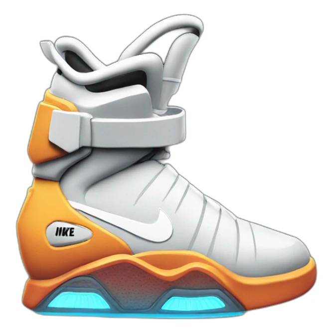back to the future nike shoes sticker