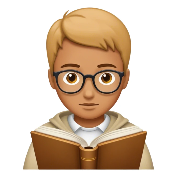 reading book sticker