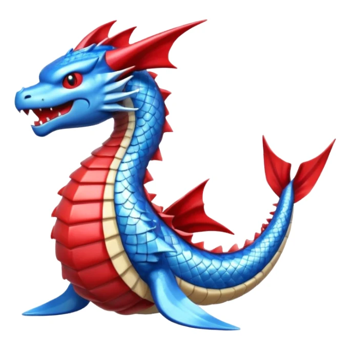 glitter pokemon gyarados sticker