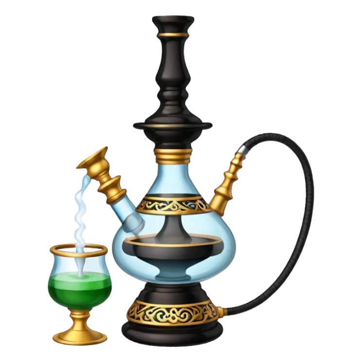 Shisha black  sticker