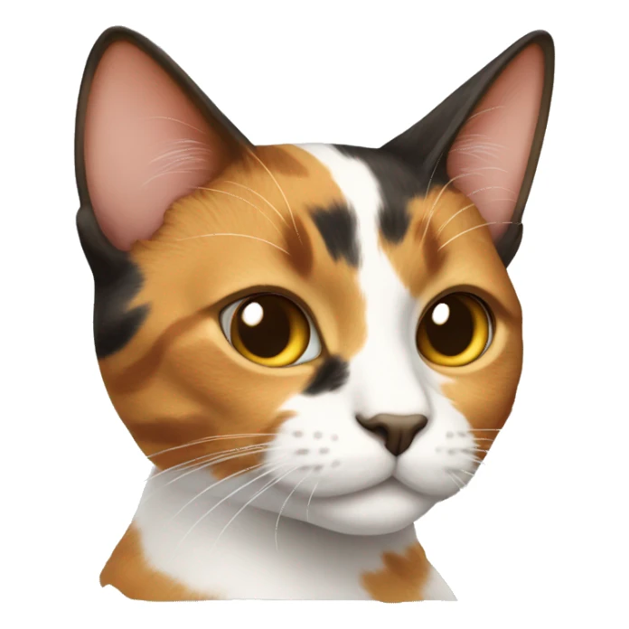 Calico cat sticker