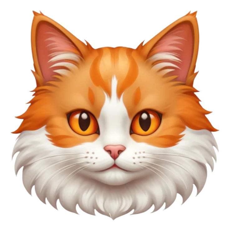 Cat with a smirk sticker