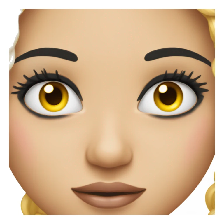 Lashes and nails sticker