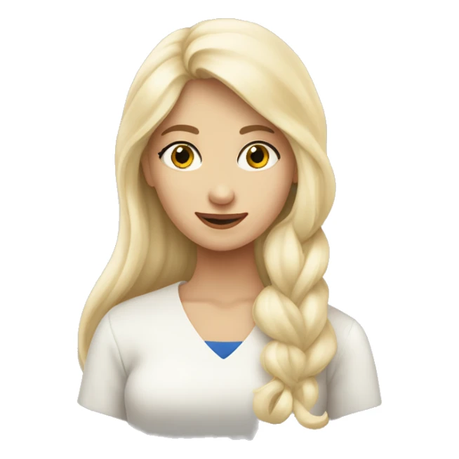 Ragazza bionda finlandese  sticker