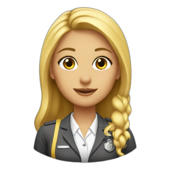 Recruiter girl sticker