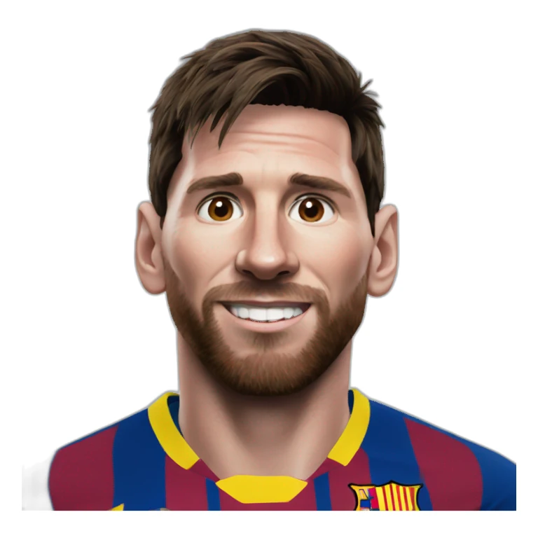 Realistic Messi sticker