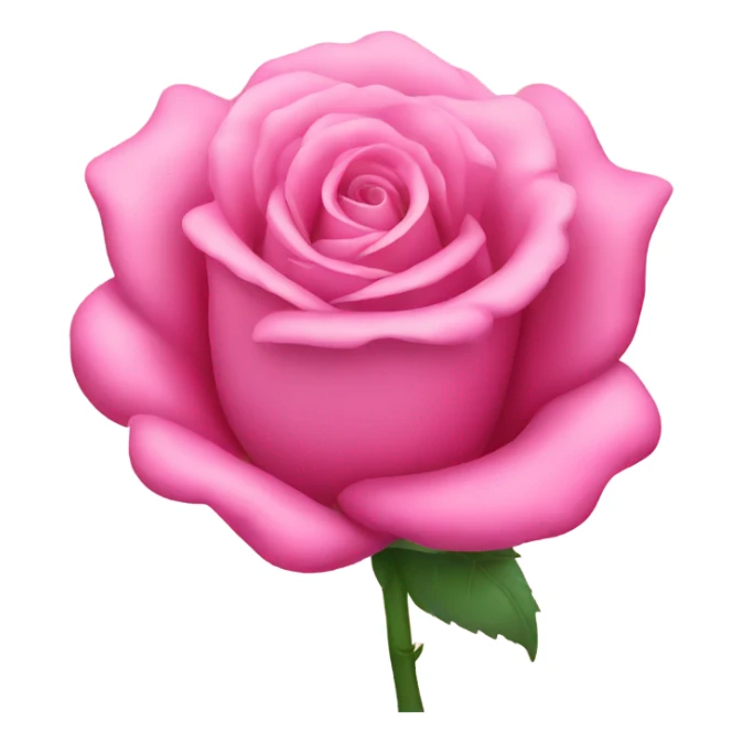 A pink rose sticker