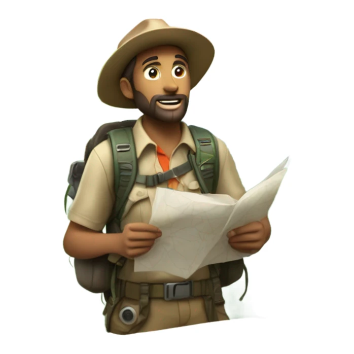 South America explorer sticker