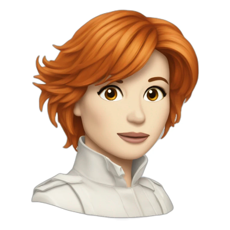 Mylène Farmer cheval artichaut sticker