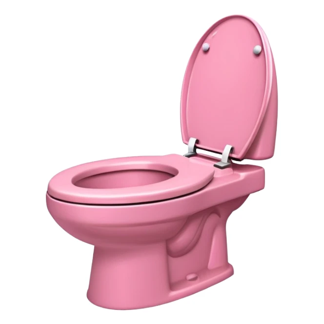 Skibidi toilet but pink sticker