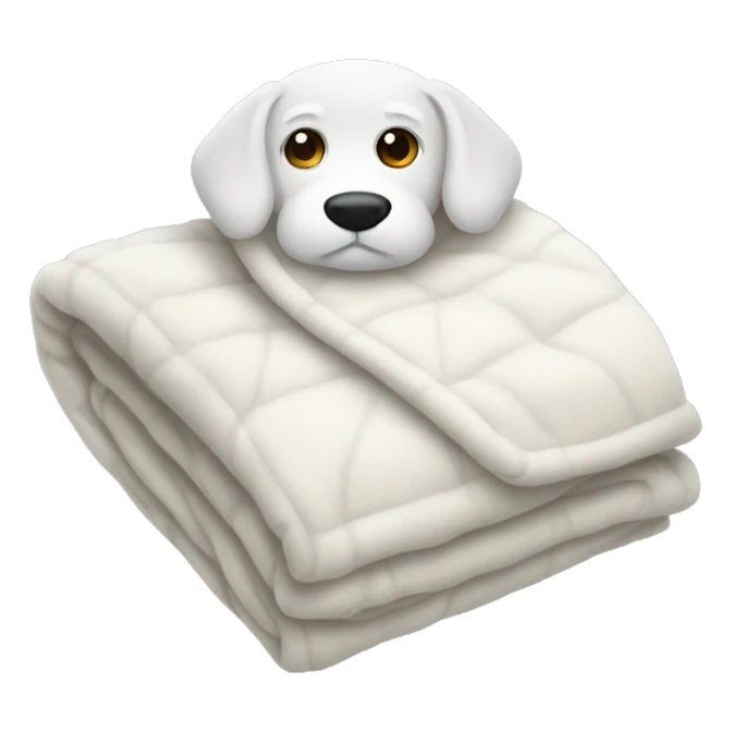 White cozy blanket sticker