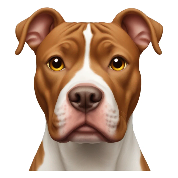 red nose pitbull sticker