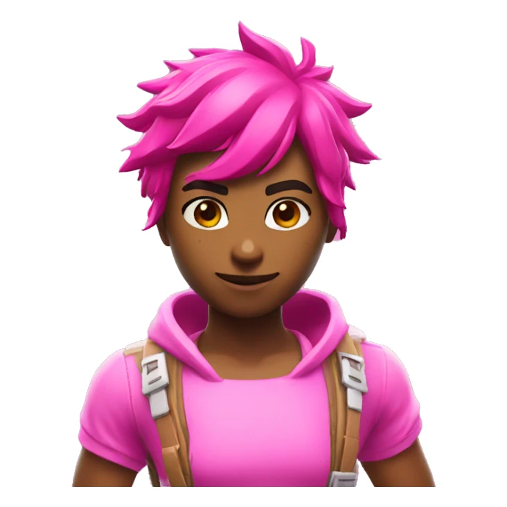 Fortnite pink skin sticker