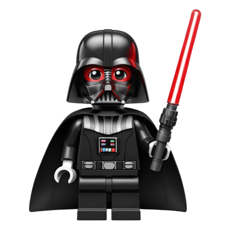 Darth Vader as a LEGO minifigure sticker