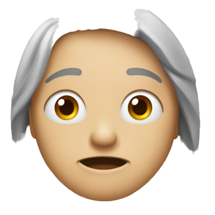 Confused emoji with a ྀིྀི sticker