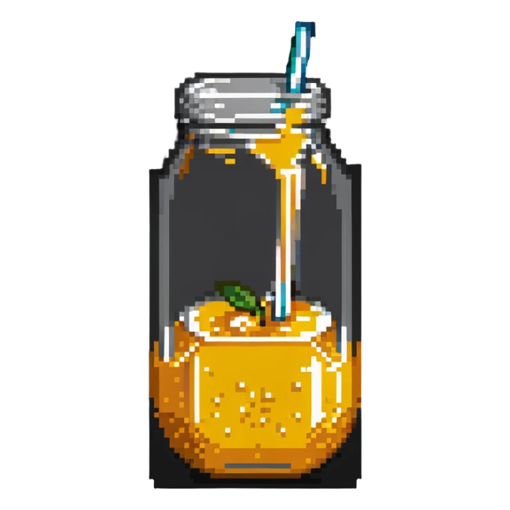 double stuffed orange juice sticker