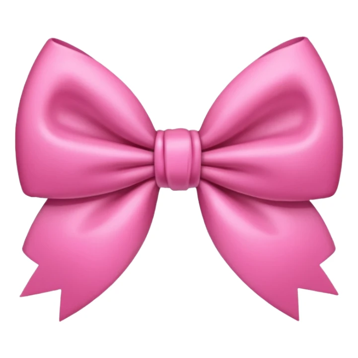 pink bow sticker