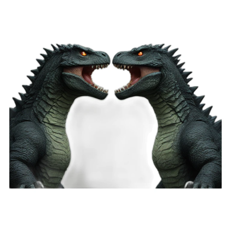 two headed godzilla sticker