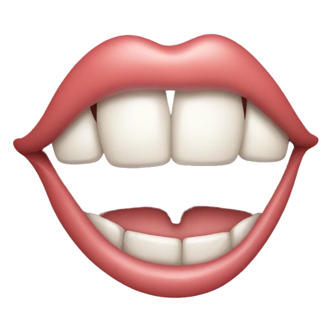 tongue smile sticker