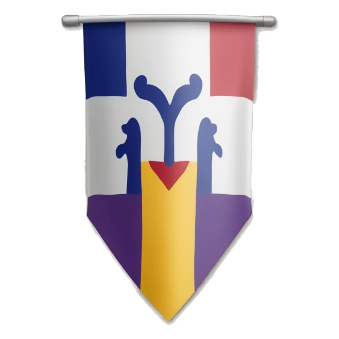 Bandera cruz de borgoña sticker