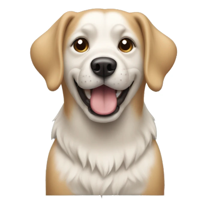 dog vith dog sticker