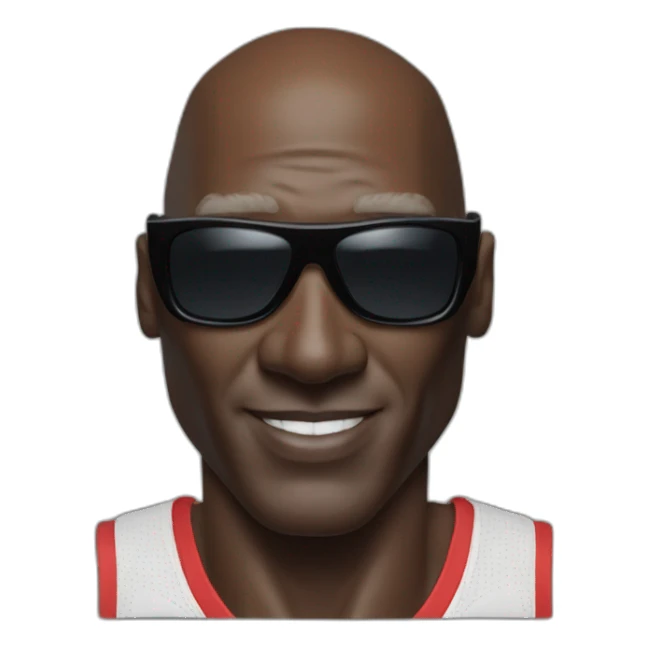 Michael Jordan in sunglasses sticker