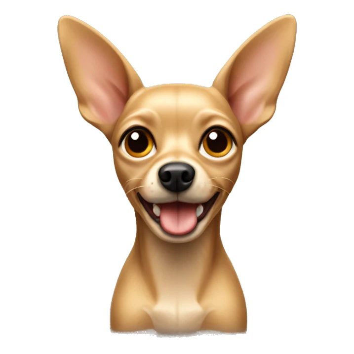 beige toy terrier dog sticker