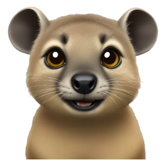 Little hyrax  sticker