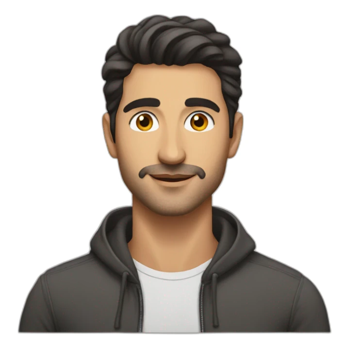 Turkish male model sticker