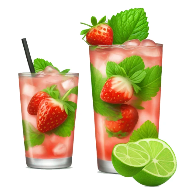 One Strawberry mojito sticker
