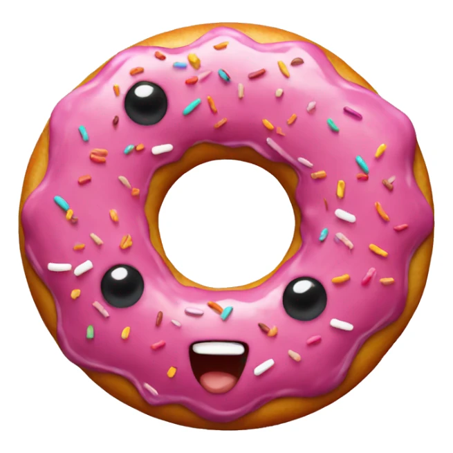 Donut sticker