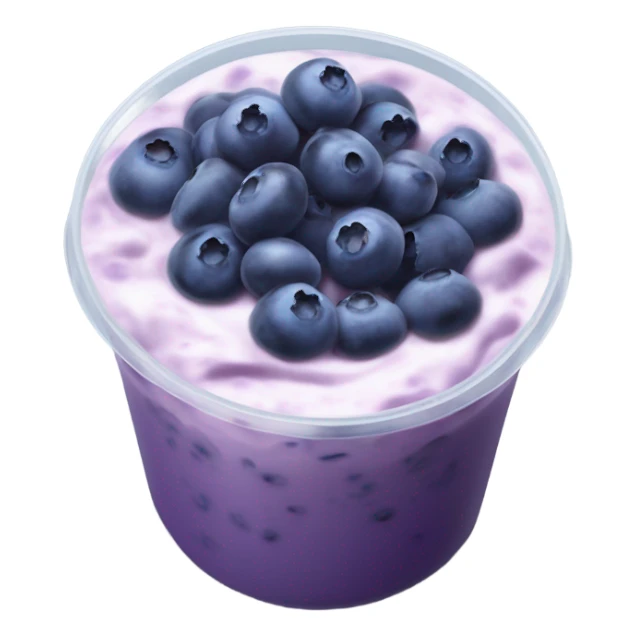 blueberry soy yogurt  sticker
