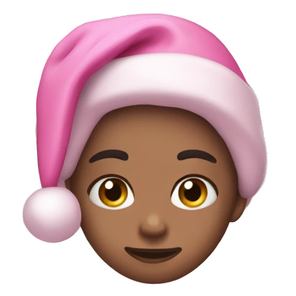 Pink Christmas aesthetic sticker