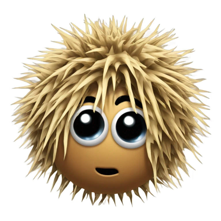 Tumbleweed with eyes sticker