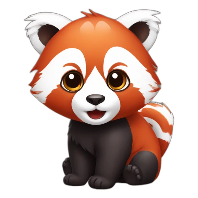 cute-red-panda sticker