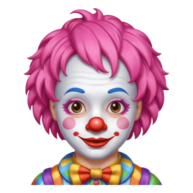 clown friendly sweet sticker