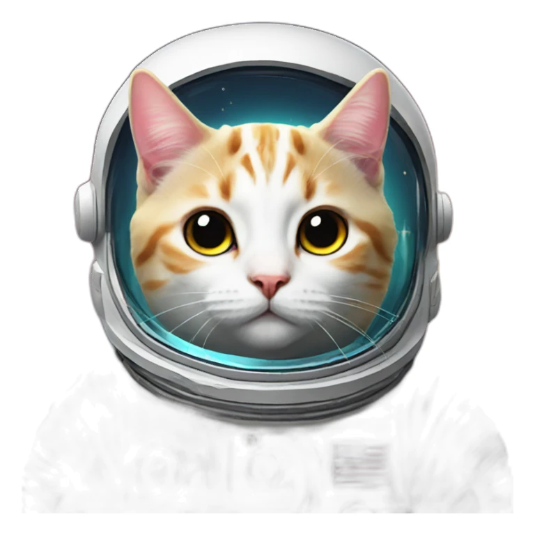unicorn astronaut cat sticker