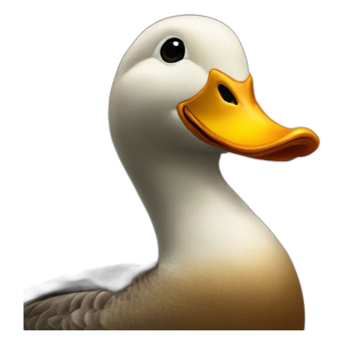 duck beak sticker