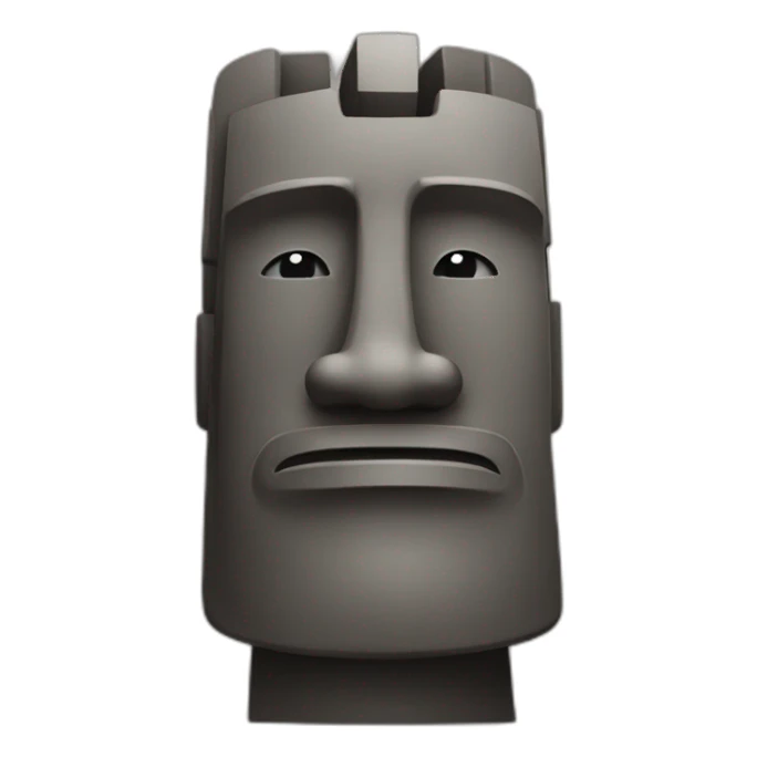 Moai showing thumb sticker