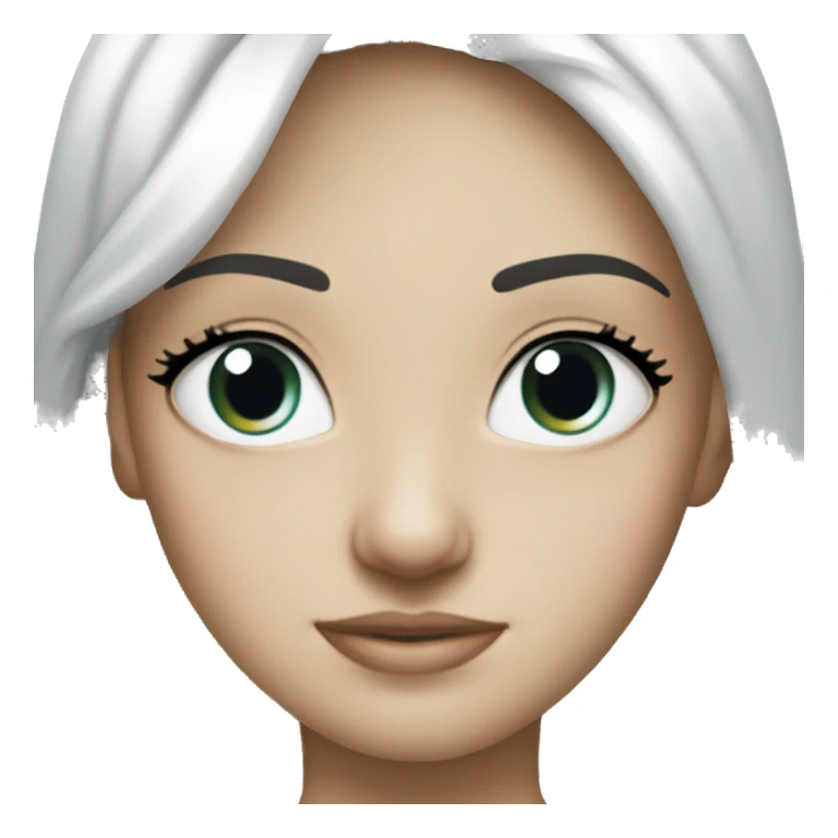 Bow white ￼ sticker