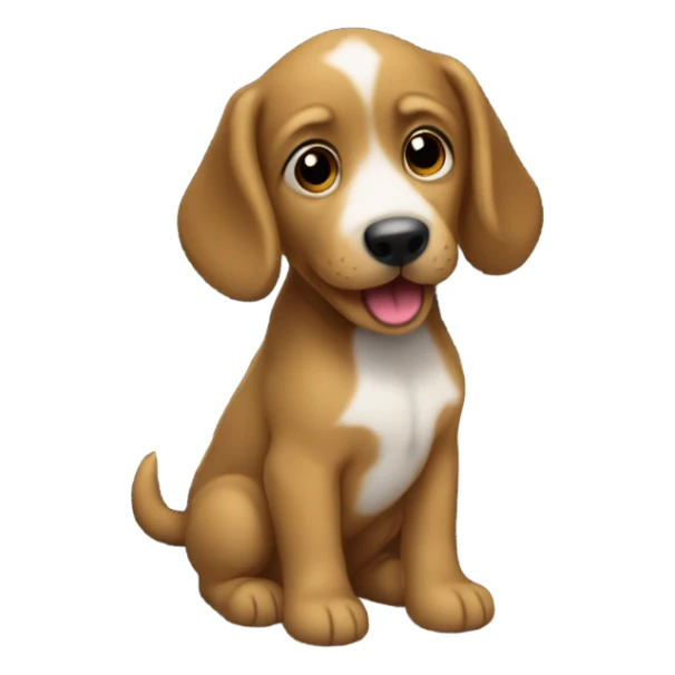 Puppy playing piano sticker