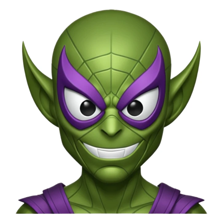 green goblin spider man sticker