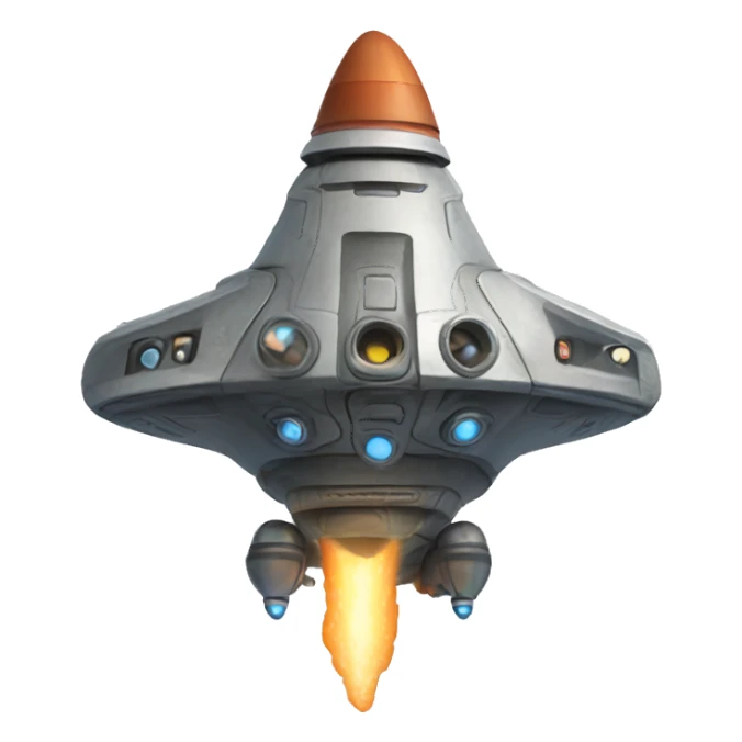 react spaceship sticker