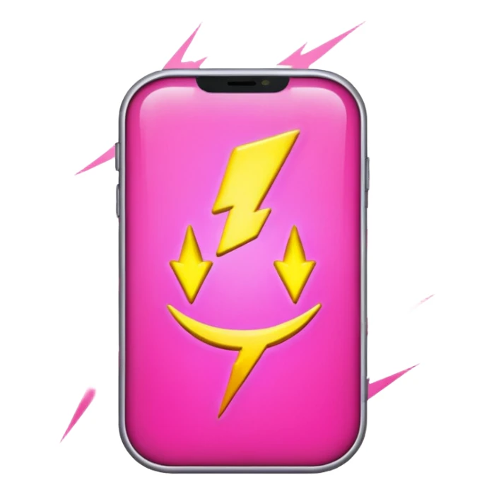 pink high voltage sticker