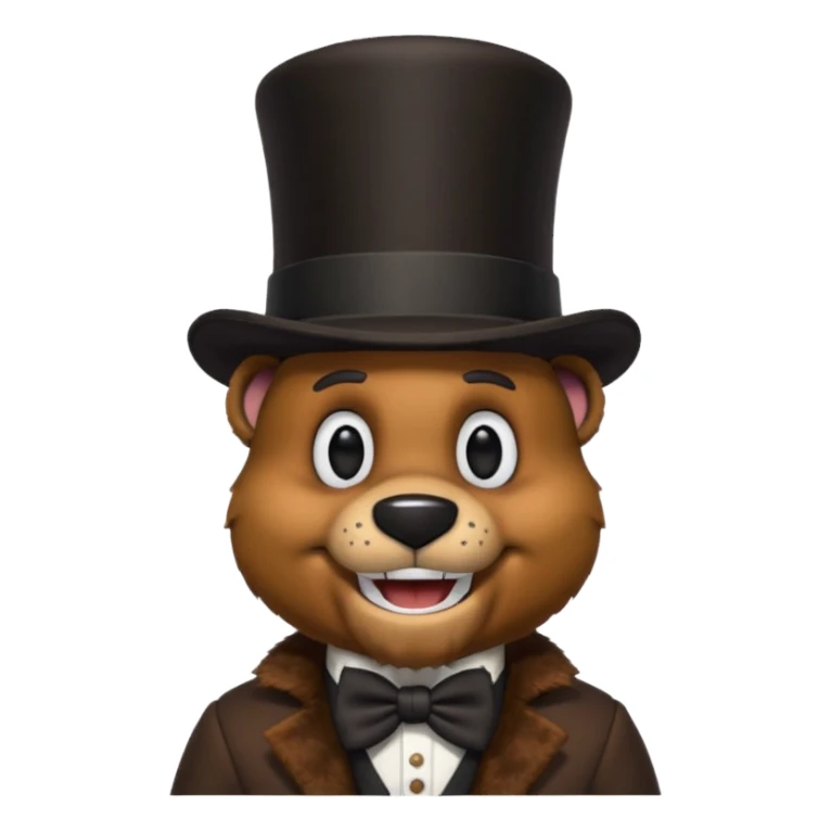 Freddy Fazbear from FNAF sticker