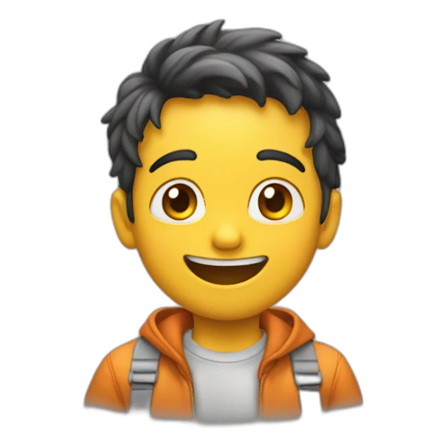 niño riendo sticker