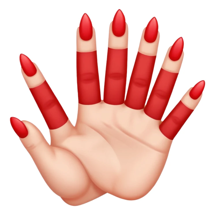 blushing middle fingers   sticker