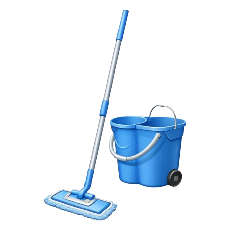 Hoover mop and bucket sticker