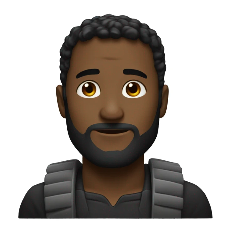 Super héroe n Man hombre negro  sticker